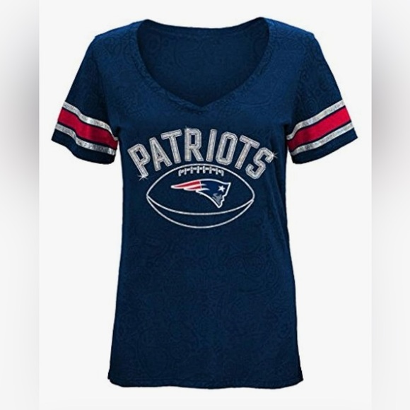 2x🎉HP🎉 🚨2/$15 NFL New England Patriots - Juniors Collection Fashion Shirt - Picture 4 of 5